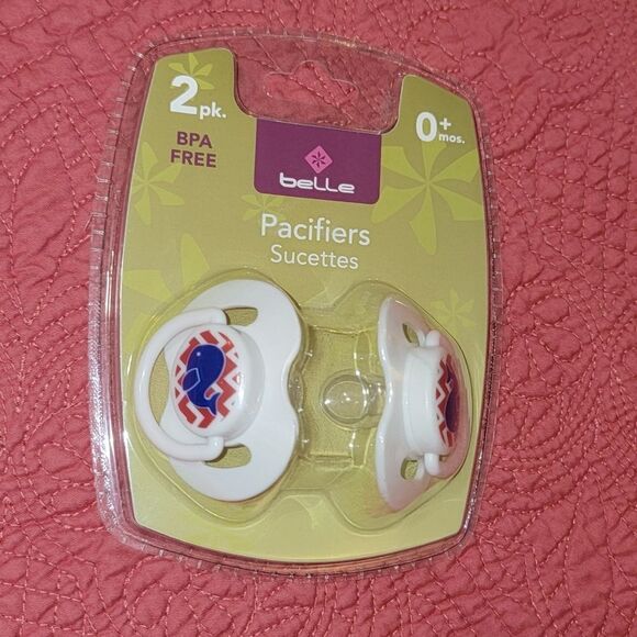🏅FREE w BUNDLE • New 🐳 Belle 2 Pack Whale Pacifiers • BPA Free • 0+ Months - Picture 3 of 3